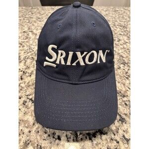 Srixon Z Star Golf Embroidered Logo Adjustable Strapback Cap Hat Navy Blue